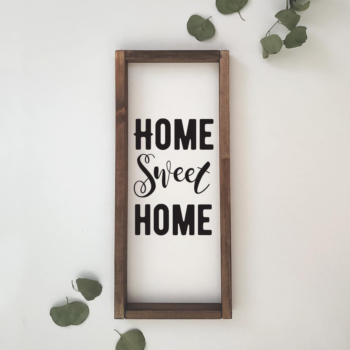 Декоративное панно с надписью HOME SWEET HOME - иллюстрация товара №5